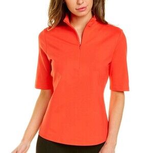 Tommy Bahama Aubrey IslandZone Half Zip Top In Zanzibar Red Sz XS New